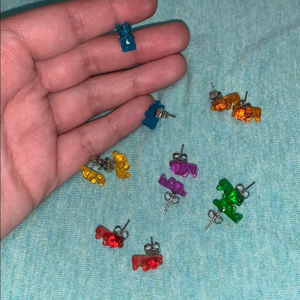 Gummy bear earrings